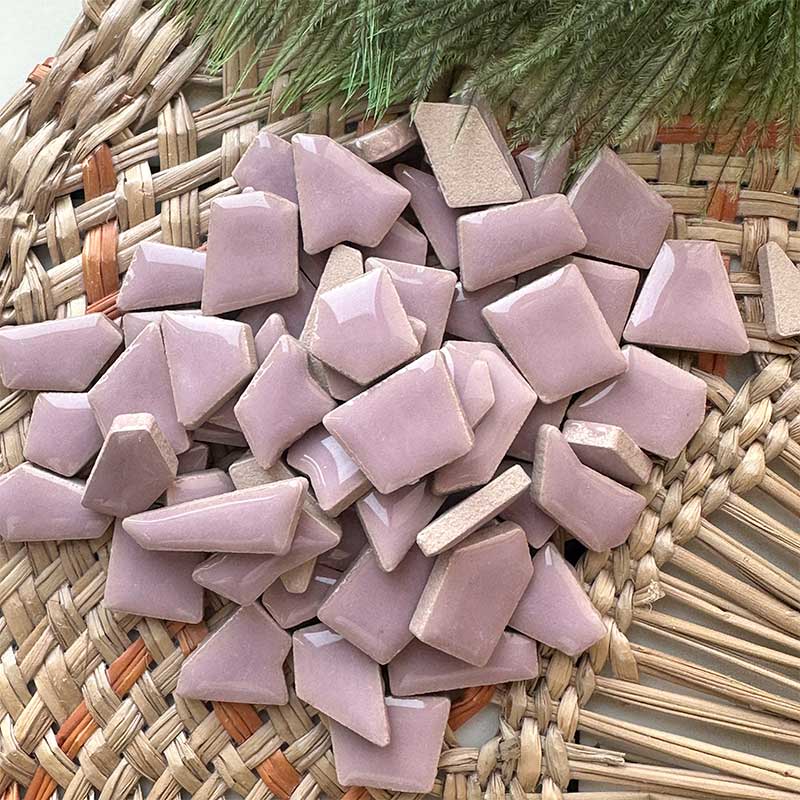 Ceramic Tile Blank - 100g กระเบื้องโมเสคพอร์ซเลน DIY Craft กระเบื้องเซรามิคโมเสคทําวัสดุงานอดิเรกชิ้นจํานวนมาก