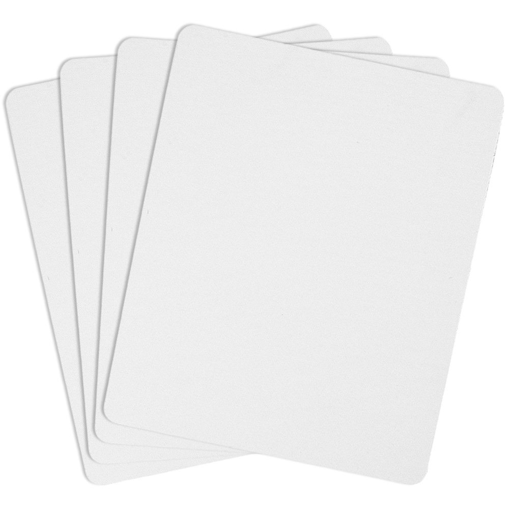 Mouse Pad Blank Sublimation - แผ่นรองเมาส์เปล่าสำหรับงานซับลิเมชั่น 4 ชิ้น ขนาดใหญ่ สัมผัสสบายมือ แผ่นรองโต๊ะเปล่าสำหรับคอมพิวเตอร์