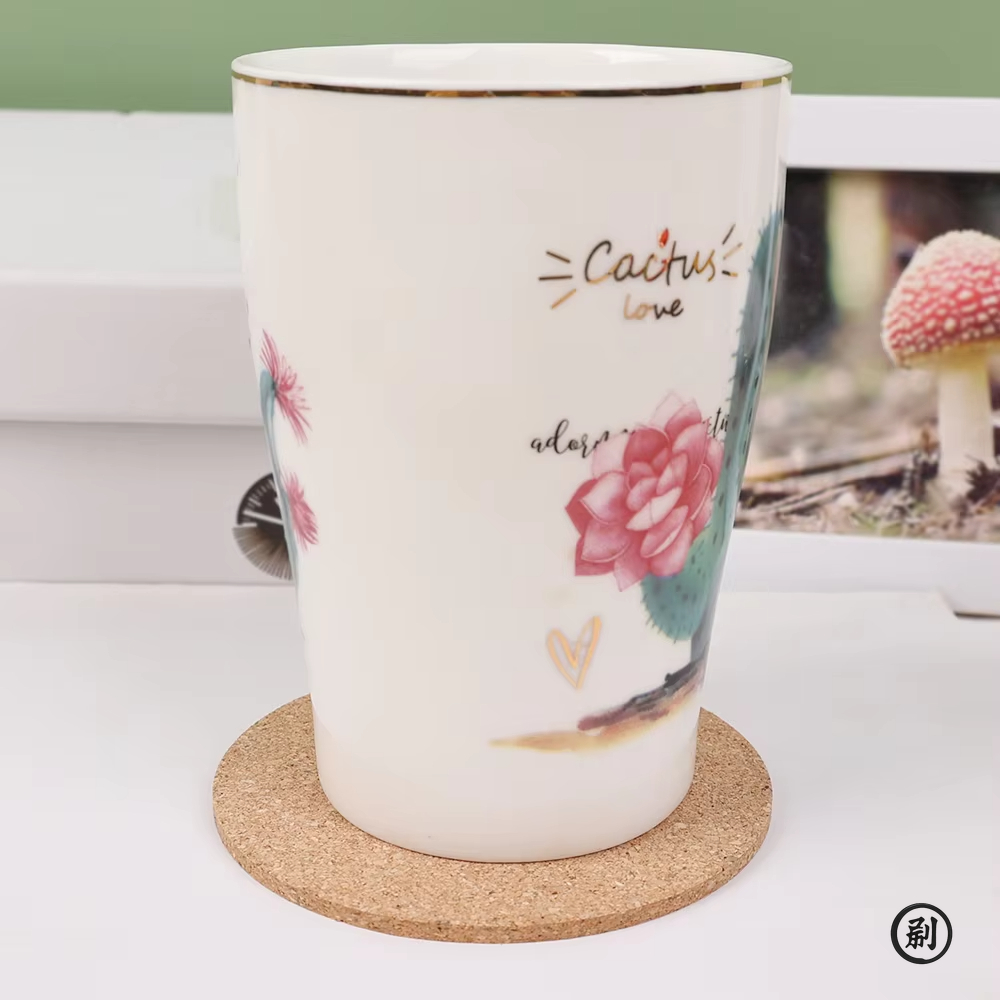 แผ่นรองแก้วไม้ธรรมชาติทรงกลม 1 - Coaster Sublimation Blank บทวิจารณ์และราคา