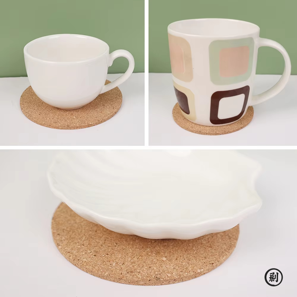แผ่นรองแก้วไม้ธรรมชาติทรงกลม 1 - Coaster Sublimation Blank บทวิจารณ์และราคา