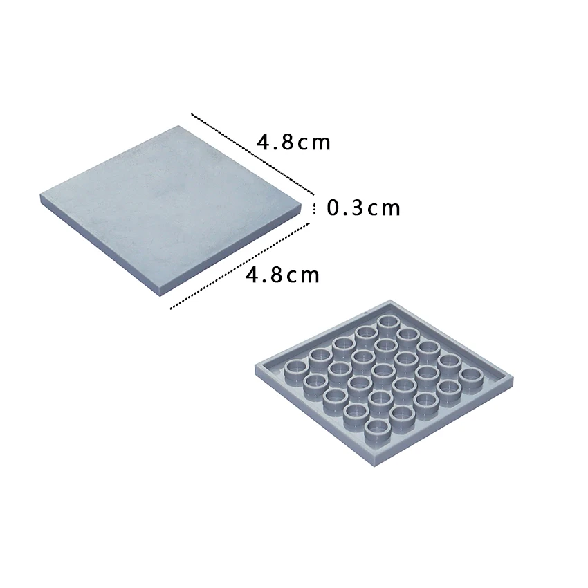 10ชิ้นอิฐประกอบอนุภาคขนาด10202 - Ceramic Tile Blank บทวิจารณ์และราคา