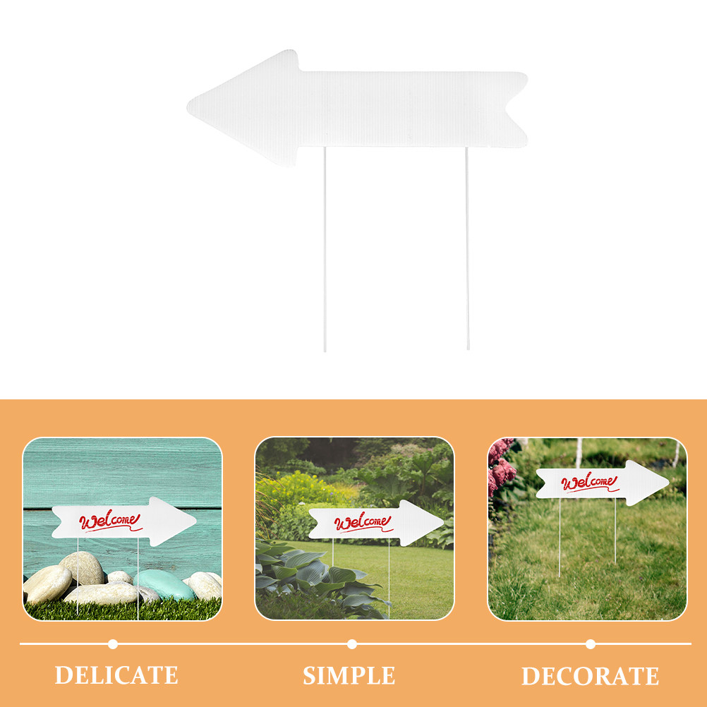 ป้ายสนามรูปธนูเปล่า 2 ชิ้น ทำจ - Yard Sign Blank บทวิจารณ์และราคา