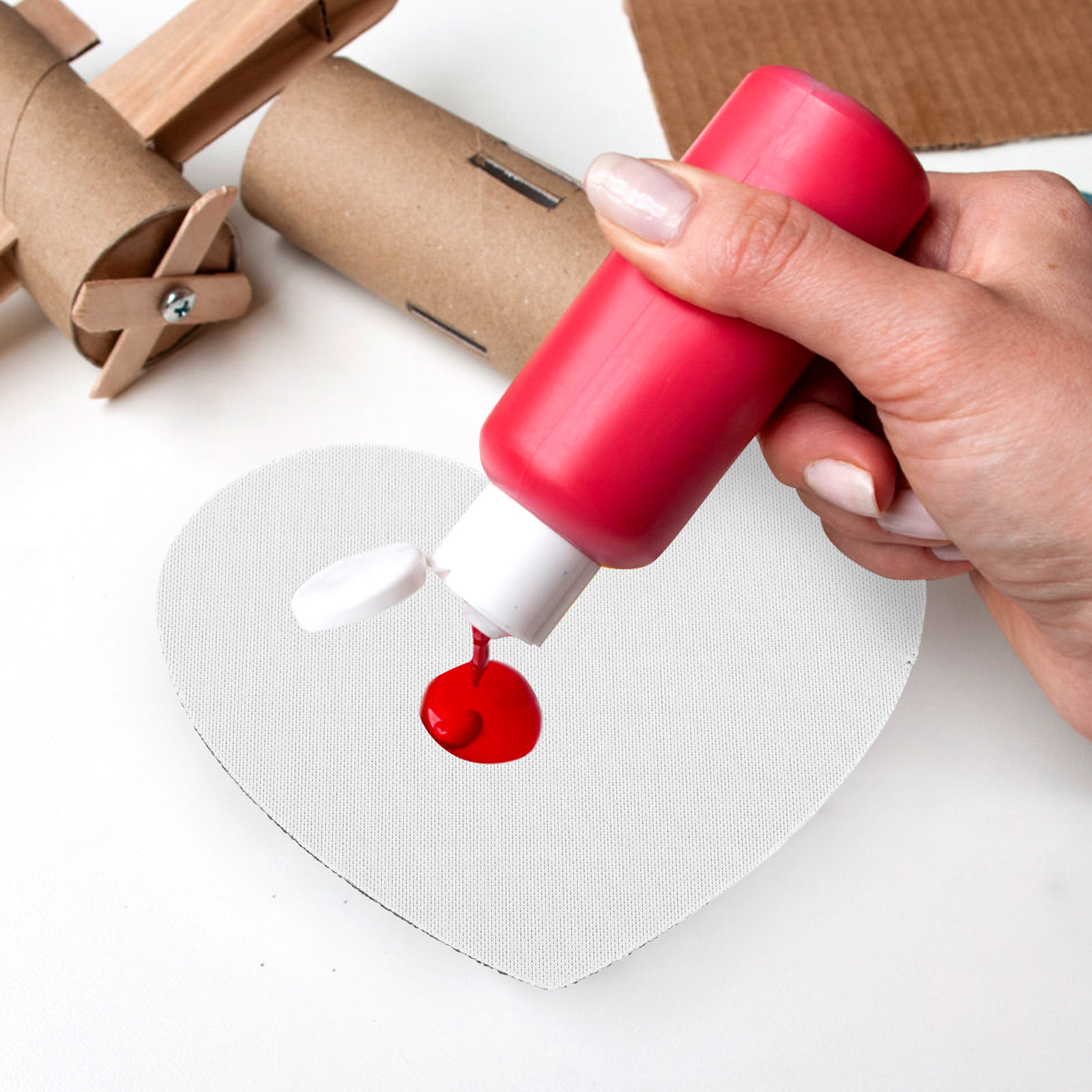 10 ชิ้น แผ่นรองแก้วเปล่าสำหรับ - Coaster Sublimation Blank บทวิจารณ์และราคา