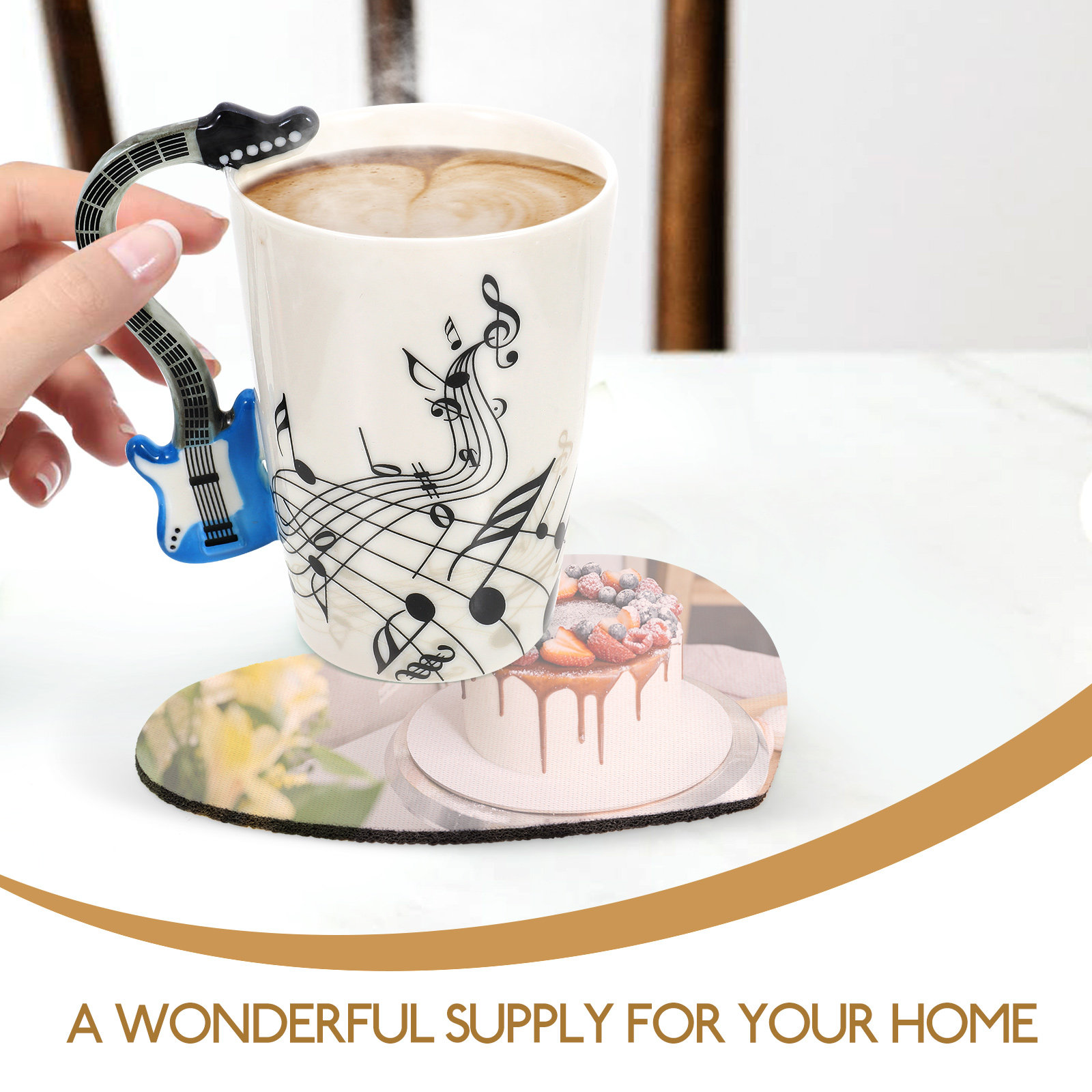 10 ชิ้น แผ่นรองแก้วเปล่าสำหรับ - Coaster Sublimation Blank บทวิจารณ์และราคา