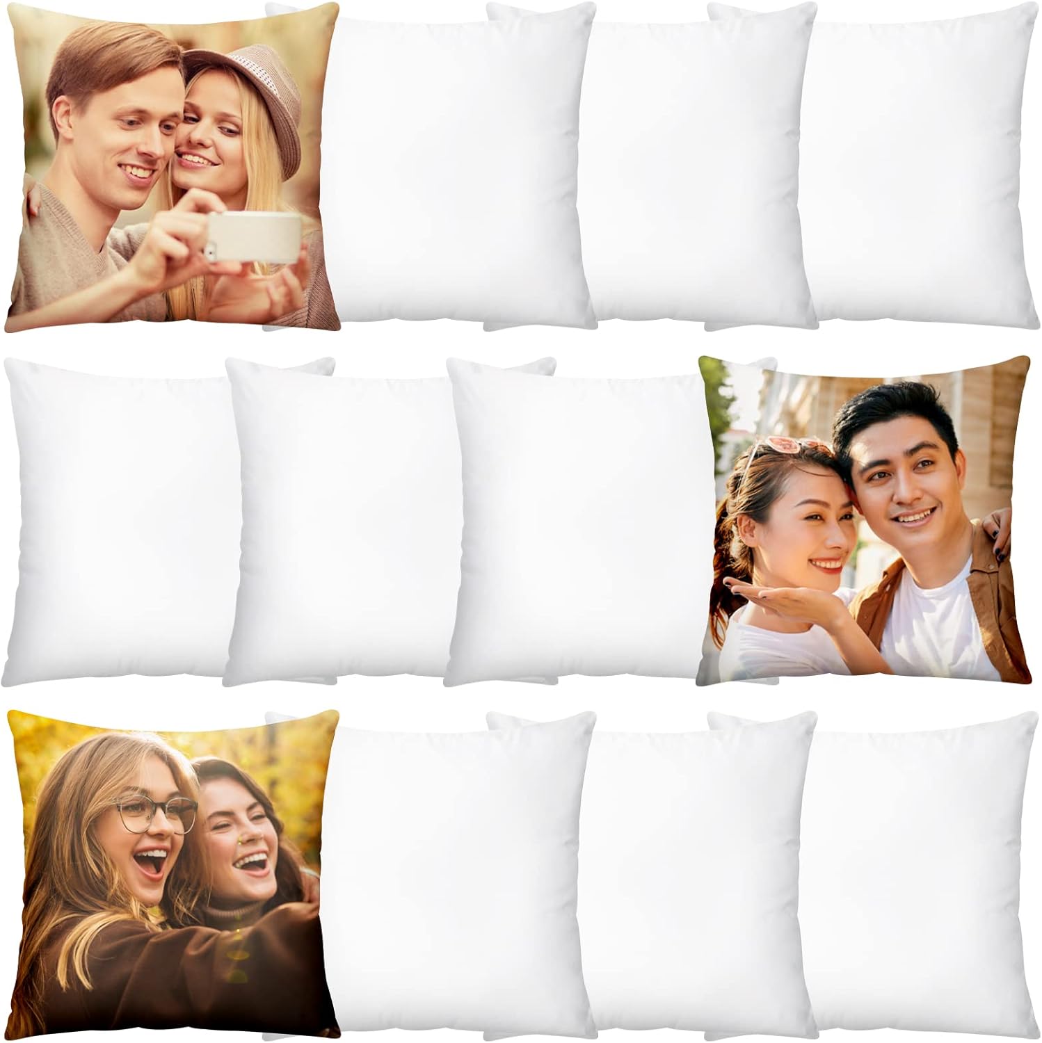 20 ชิ้น ปลอกหมอนเปล่าสำหรับงาน - Pillow Cover Sublimation บทวิจารณ์และราคา