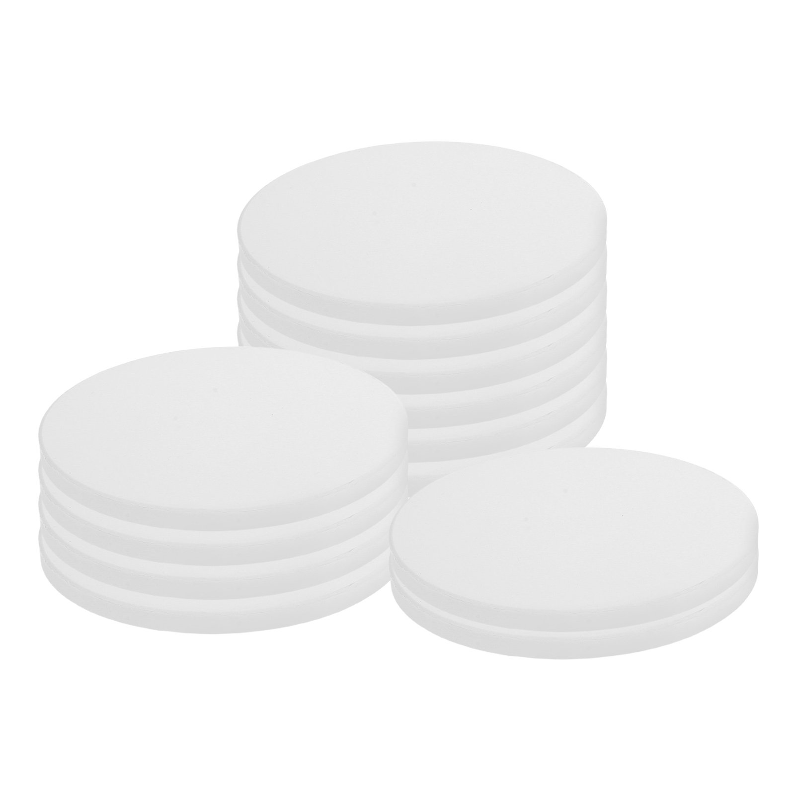 แผ่นรองแก้วเซรามิกทรงกลม 12 ชิ - Coaster Sublimation Blank บทวิจารณ์และราคา