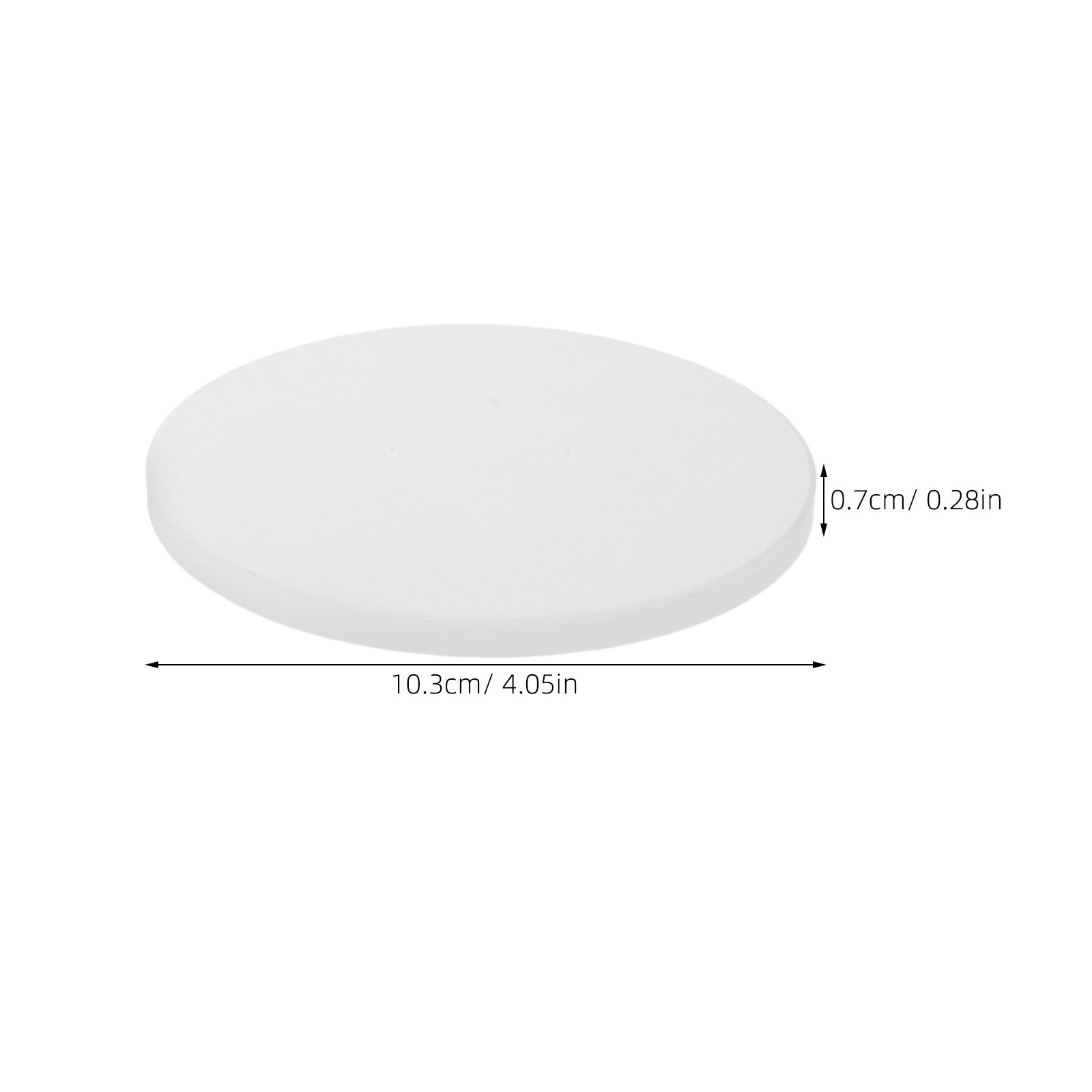 แผ่นรองแก้วเซรามิกทรงกลม 12 ชิ - Coaster Sublimation Blank บทวิจารณ์และราคา