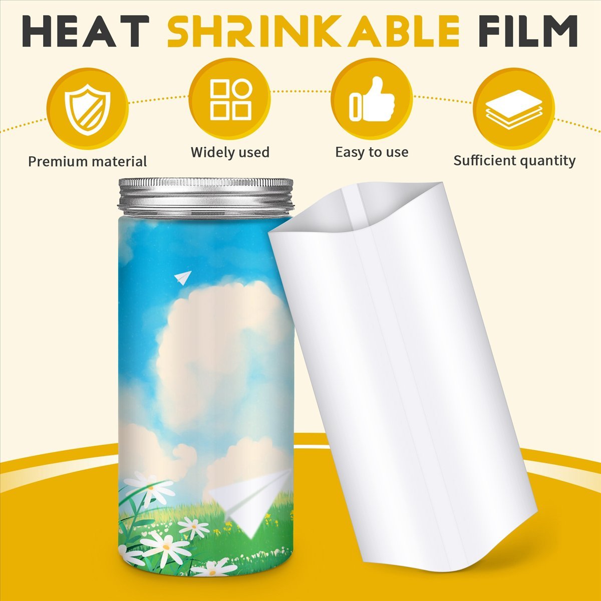 ✼ 70 ชิ้น ฟิล์มหดสำหรับงานซับล - Sublimation Mug White บทวิจารณ์และราคา