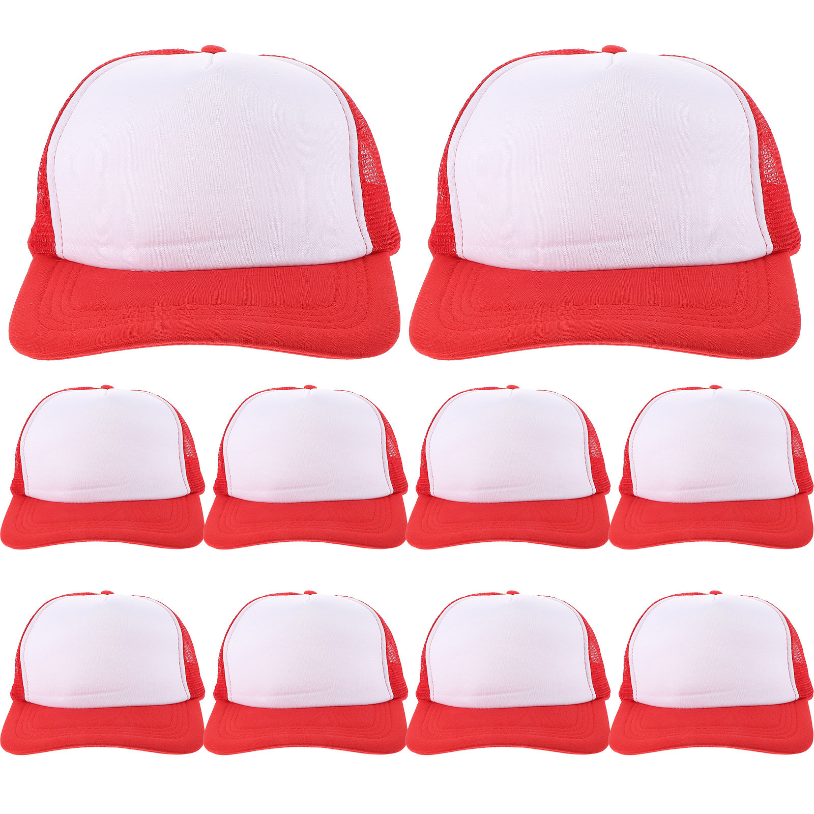 หมวกเบสบอลเปล่า 10 ชิ้น ตาข่าย - Hat Sublimation Blank บทวิจารณ์และราคา