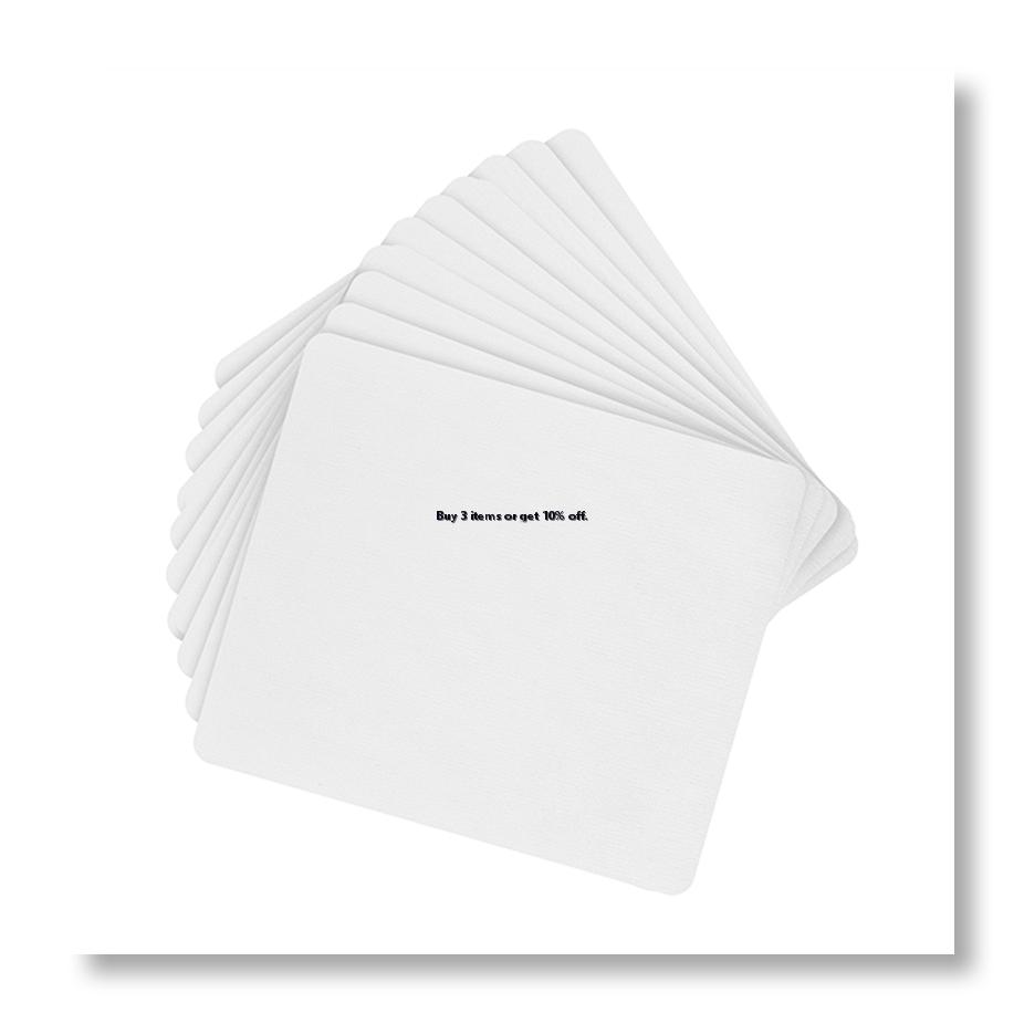 ✼ แผ่นรองเมาส์เปล่า 10 ชิ้น สำ - Mouse Pad Blank Sublimation บทวิจารณ์และราคา