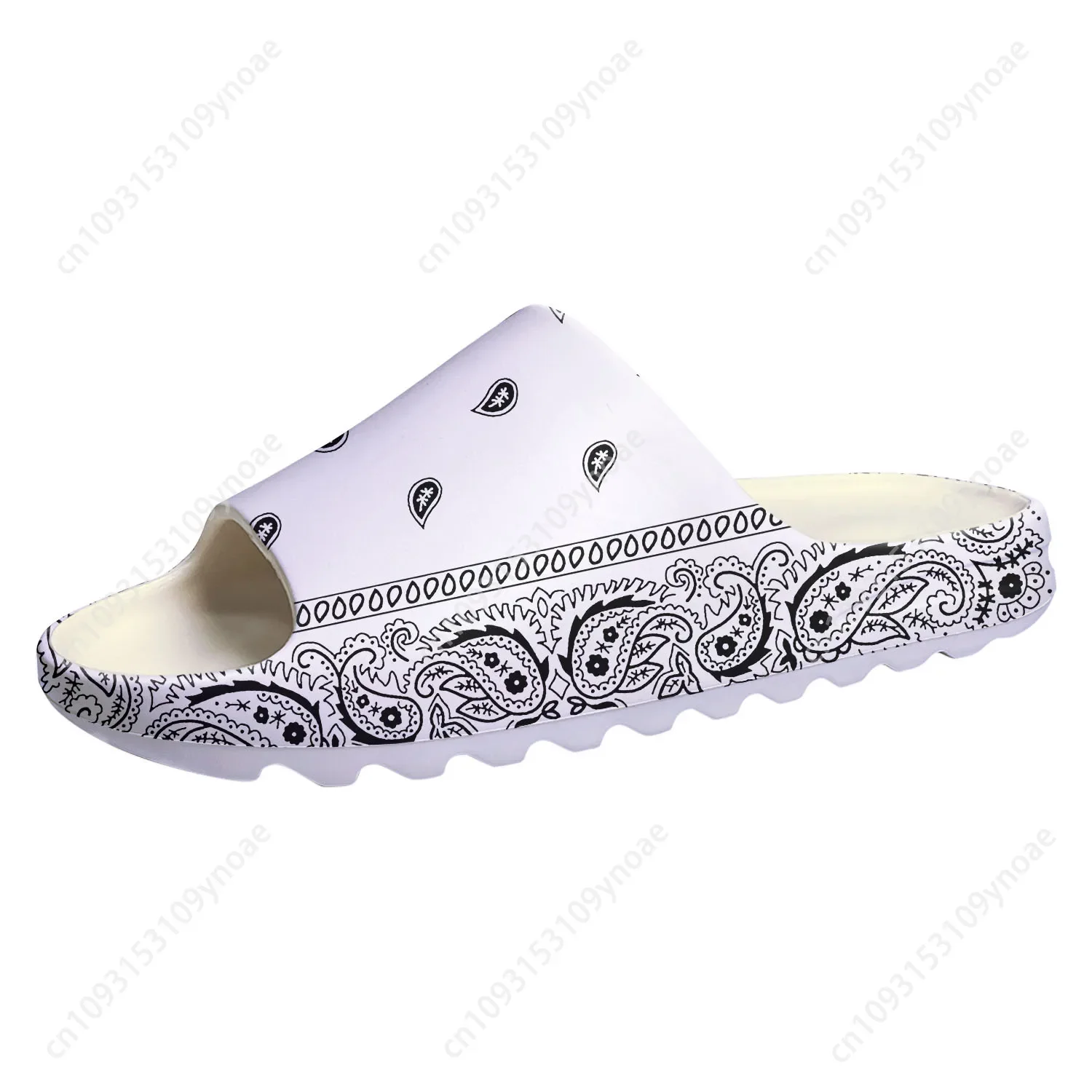 Bandana Paisley Soft Sole รองเ - Bandana Blank White บทวิจารณ์และราคา