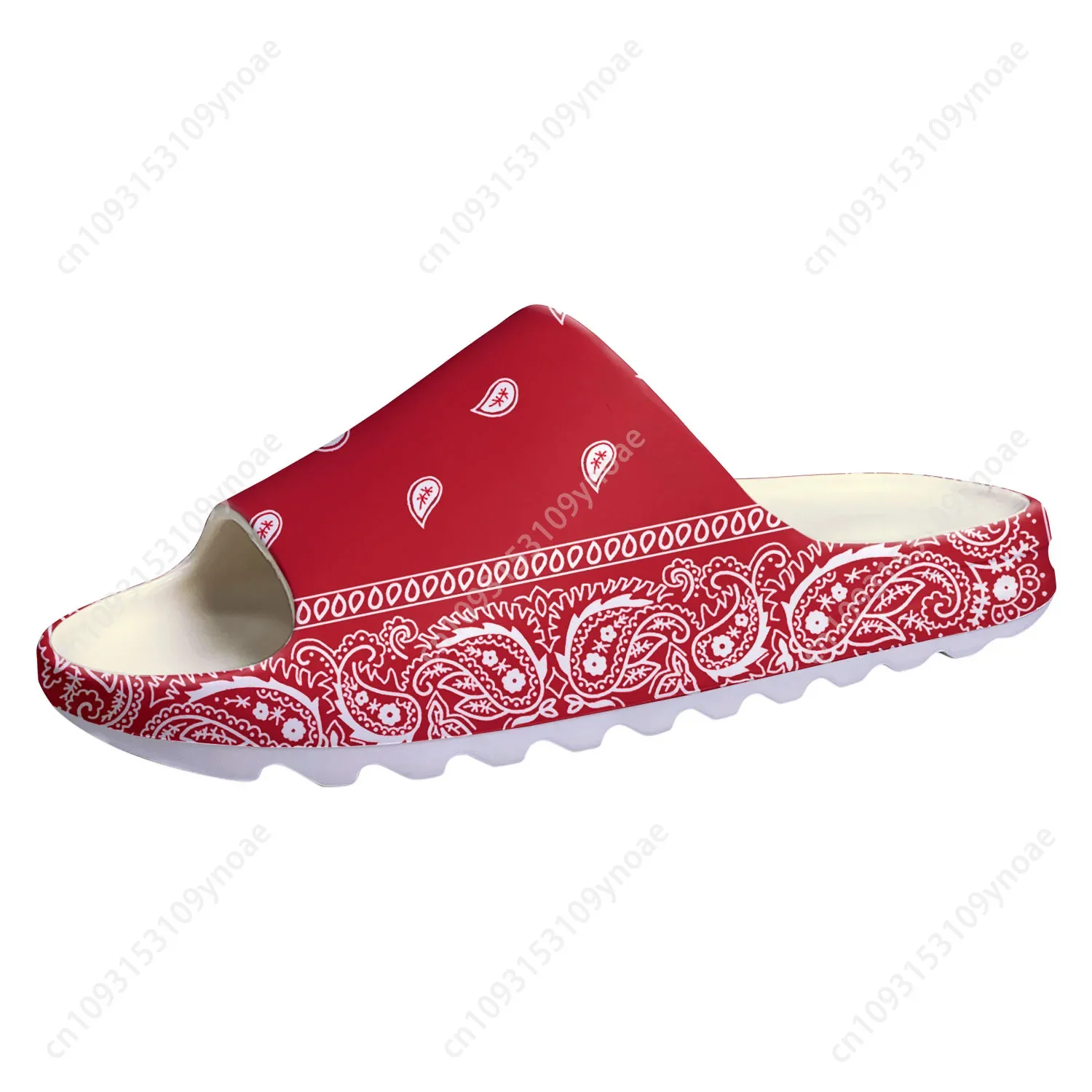 Bandana Paisley Soft Sole รองเ - Bandana Blank White บทวิจารณ์และราคา