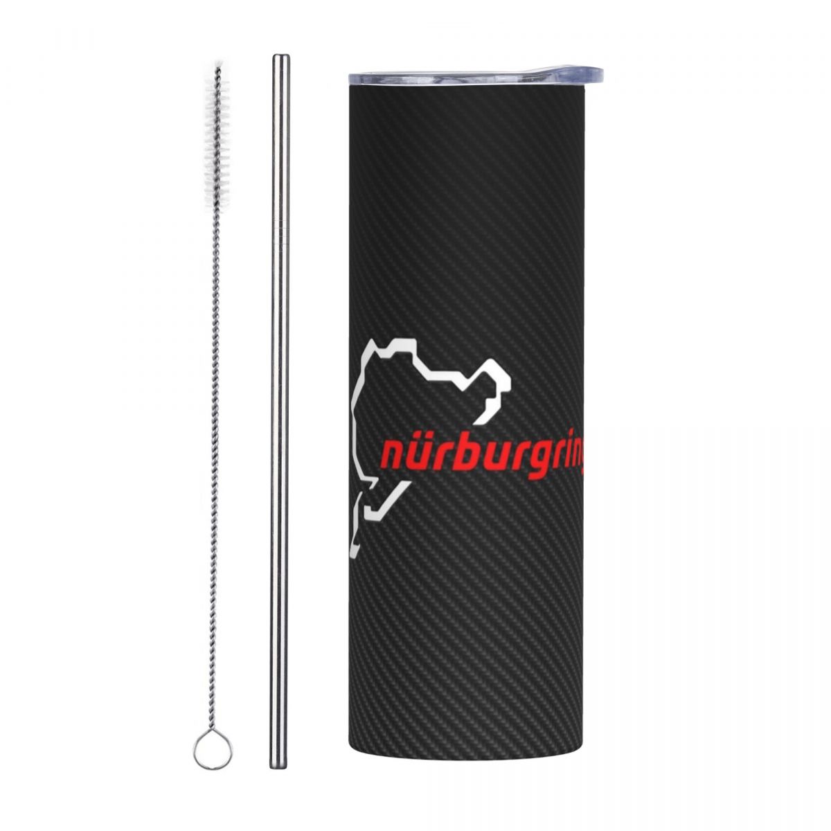 แก้วน้ำสแตนเลสสีขาวแดงลายคาร์บ - Tumbler 20Oz White บทวิจารณ์และราคา