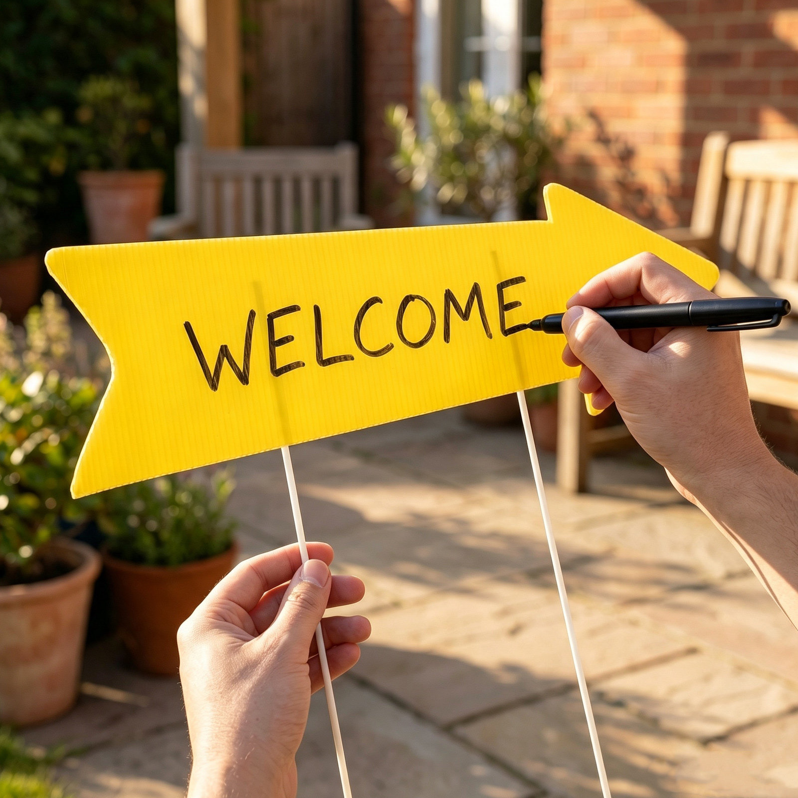 ป้ายสนามรูปธนูเปล่า แพ็ค 10 ชิ - Yard Sign Blank บทวิจารณ์และราคา