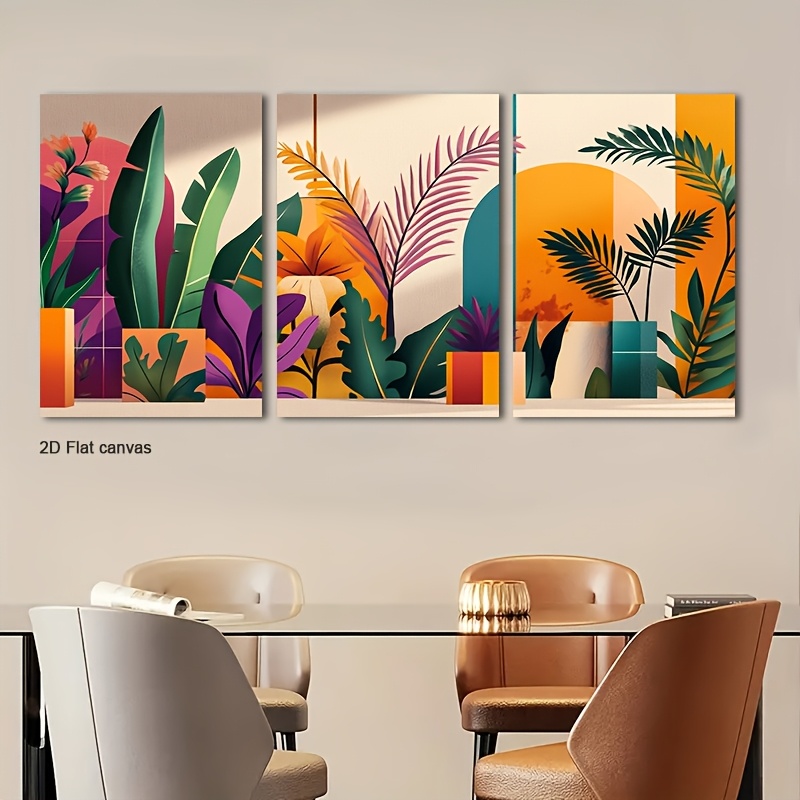 ภาพพิมพ์บนผ้าใบไร้กรอบ 3 ชิ้น  - Canvas Wrap Ready บทวิจารณ์และราคา